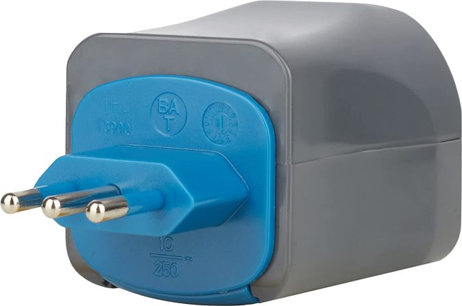 Brennenstuhl Reisestecker-Set/Reiseadapter-Set Steckdosenadapter schwarz