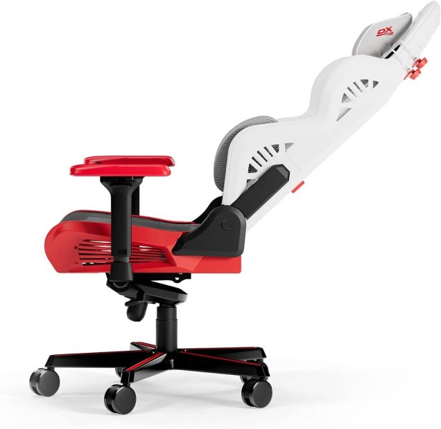 DXRacer das Orginal Air R1S Gaming Stuhl Weiß-rot-schwarz-grau, 200 cm[B-WARE]