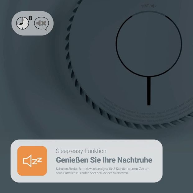FireAngel optischer Rauchmelder 10 Jahre Batterie 2er Set Q-Label