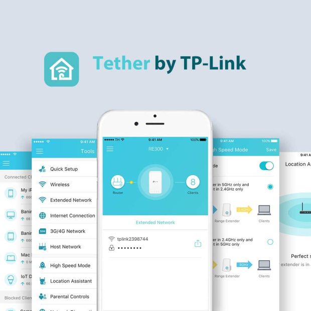 TP-Link RE300 WLAN Mesh Verstärker Repeater AC1200 (867MBit/s 5GHz + 300MBit/s 2,4GHz, WLAN Verstärker, App Steuerung, Signalstärkeanzeige, kompatibel zu allen WLAN Geräten) weiß [B-WARE]
