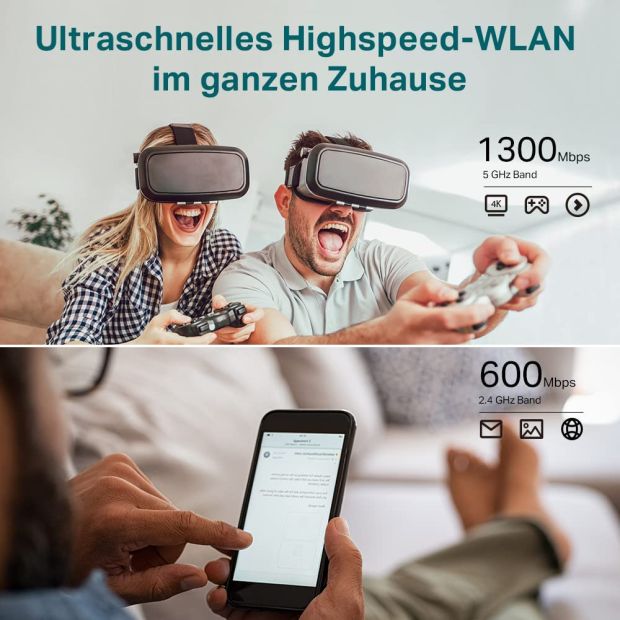 TP-Link Archer C80 Dualband WLAN Router bis 1300Mbit/s [B-WARE]
