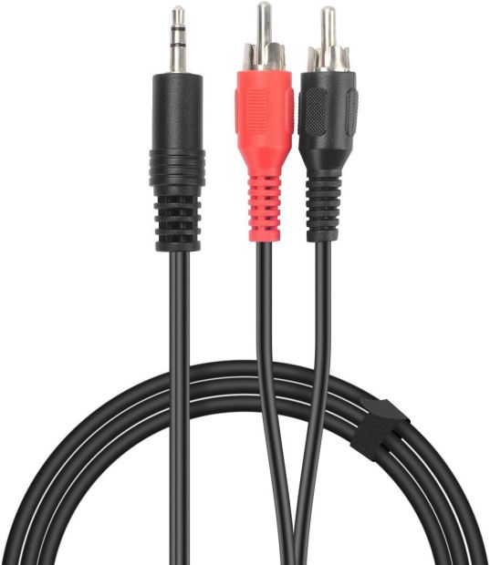 Speedlink Klinke auf Cinch Kabel 3,5mm Klinke auf 2x Cinch audio Kable Adapter
