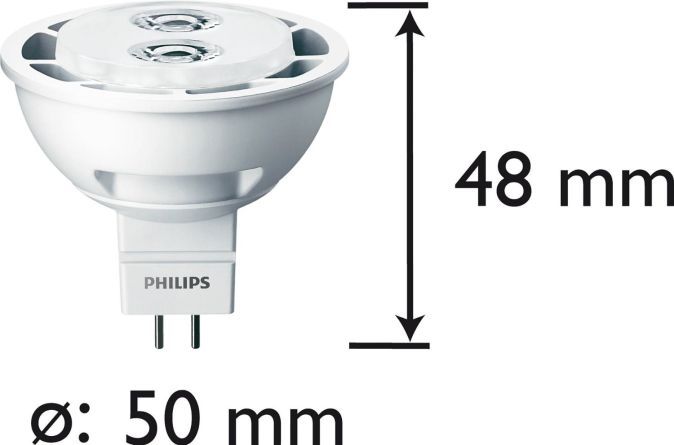 Philips LED-Spot MR16, GU5.3, 4 W 19280000