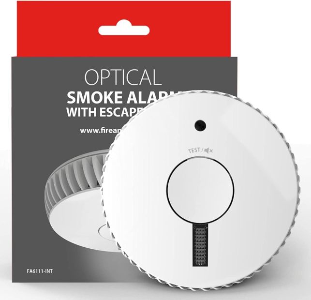 Fire Angel FA6111-INT Optischer Rauchmelder mit Fluchtlicht 3-Jahre Batterie, Fire Angel FA6111-INT Optischer Rauchmelder mit Fluchtlicht 3-Jahre Batterie,