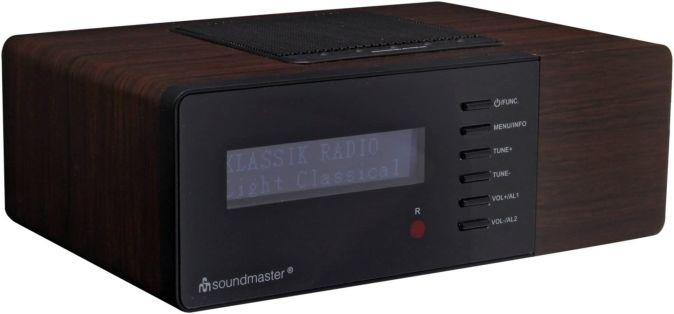 Soundmaster UR180 Radiorekorder braun