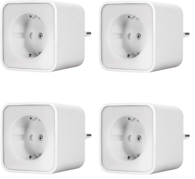LEDVANCE SMART+ NIGHTLIGHT PLUG mit Bluetooth Steckdose und Nachtlicht [4er-Pack] 