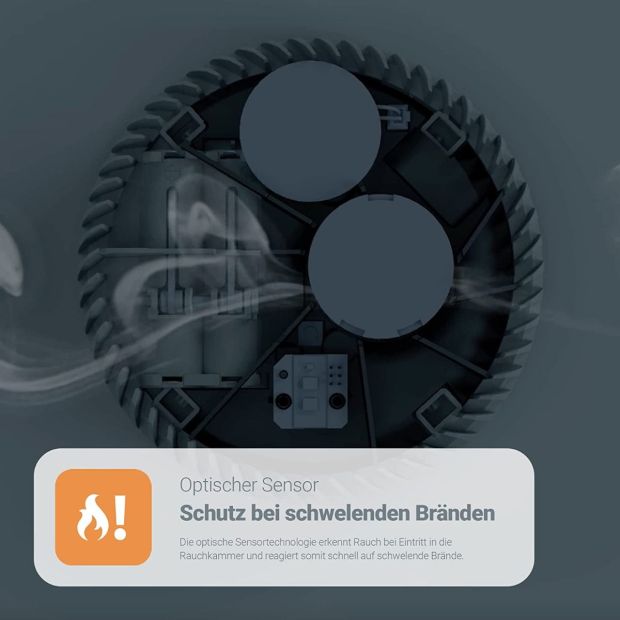 Fire Angel FA6111-INT Optischer Rauchmelder mit Fluchtlicht 3-Jahre Batterie, Fire Angel FA6111-INT Optischer Rauchmelder mit Fluchtlicht 3-Jahre Batterie,