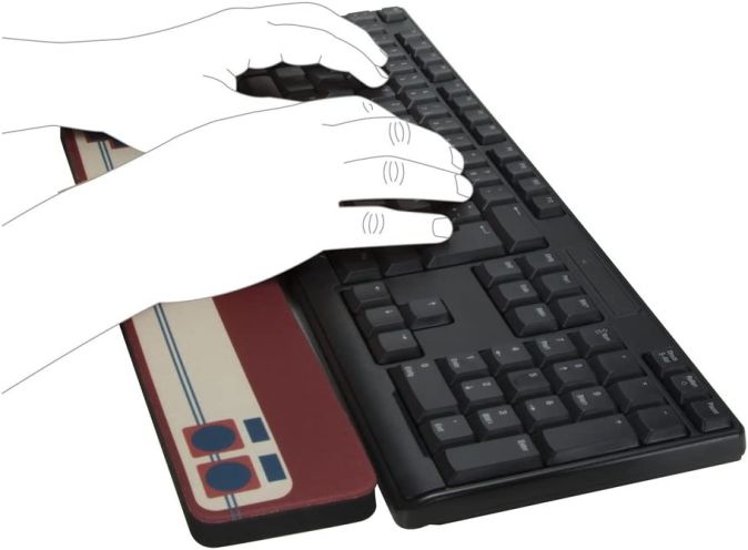 Speedlink GAMEREST Wrist Pad - Mauspad im Retro-Design – Retro Braun
