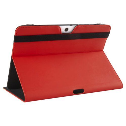 Targus Folioständer Galaxy Tab 4 10.1" Tasche - Rot/Schwarz
