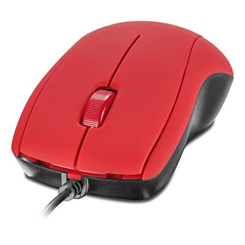 Speedlink (B-WARE) SNAPPY Vollwertige 3-Tasten-Maus - USB Rot