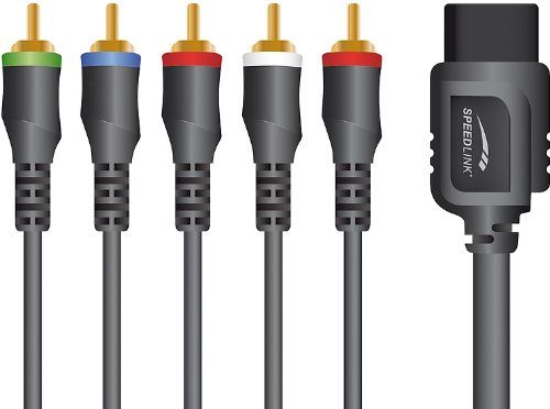 Speedlink (B-WARE) Komponentenkabel Wii/Wii U fünf Ton- und Bildkabel
