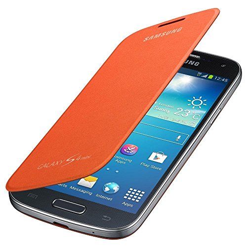 Samsung Hülle Schutzhülle Clip-On Flip Case Cover für Samsung Galaxy S4 Mini - Orange Samsung Hülle Schutzhülle Clip-On Flip Case Cover für Samsung Galaxy S4 Mini - Orange