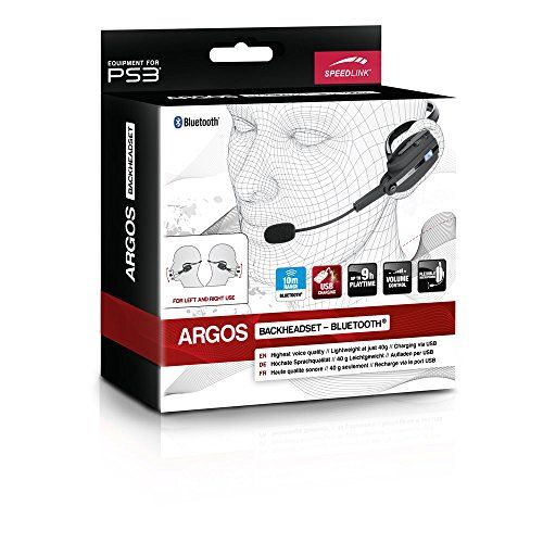 Speedlink (B-WARE) Argos Bluetooth Kopfhörer mit Mikrofon für Playstation 3/PS3 Speedlink (B-WARE) Argos Bluetooth Kopfhörer mit Mikrofon für Playstation 3/PS3