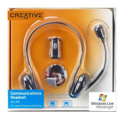 Creative (B-WARE) HS-390 Multimedia Headset Creative (B-WARE) HS-390 Multimedia Headset