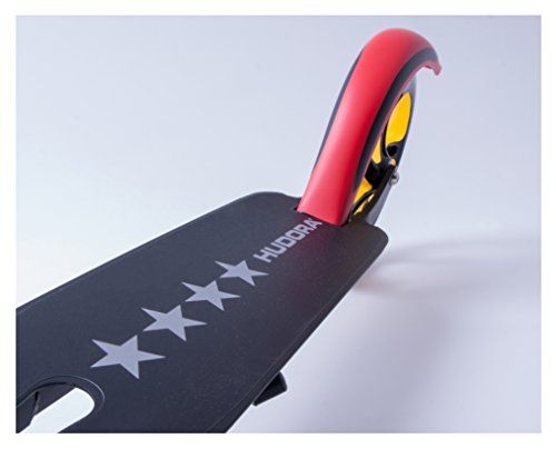 HUDORA Big Wheel Scooter 205 City-Scooter schwarz/rot/gold HUDORA Big Wheel Scooter 205 City-Scooter schwarz/rot/gold