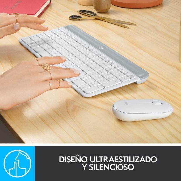 Logitech MK470 Kabellos Tastatur Maus SET Spanisches Layout [B-WARE]