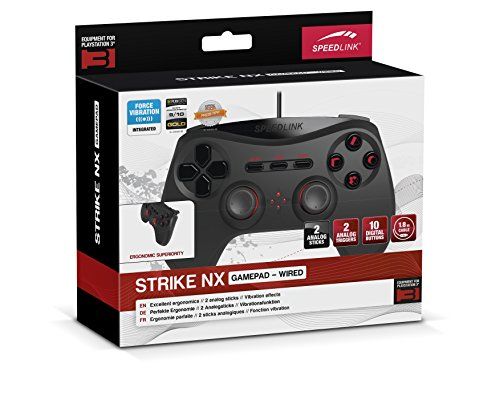 Speedlink (B-WARE) Gamepad für PS3 - Strike NX Gaming Controller USB 1,8m 