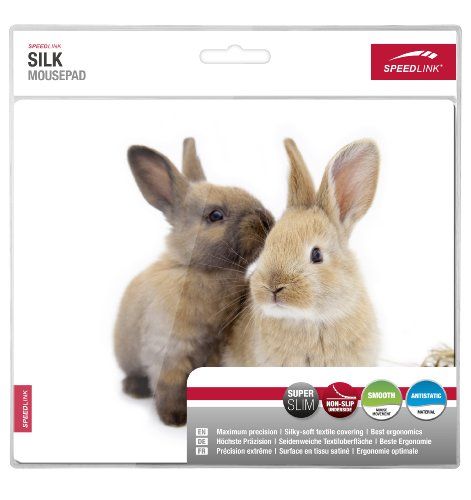 Speedlink Silk Mauspad Hasen weiche Oberfläche