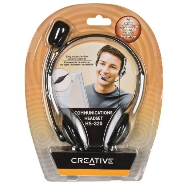 Creative Labs HS-320 Headset Kabelgebunden Kopfhörer mit Mikrofon [B-WARE]