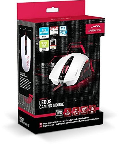 Speedlink 5-Tasten Gamer Maus für PC / Computer - Ledos Gaming Mouse USB Speedlink 5-Tasten Gamer Maus für PC / Computer - Ledos Gaming Mouse USB