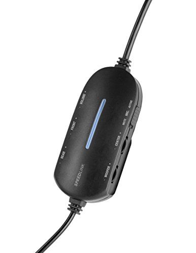 Speedlink (B-WARE) Medusa 5.1 Kopfhörer mit Mikrofon und Kabelfernbedienung Speedlink (B-WARE) Medusa 5.1 Kopfhörer mit Mikrofon und Kabelfernbedienung