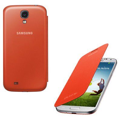 Samsung Galaxy S4 Flip Cover Orange