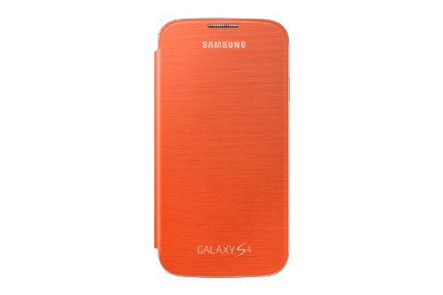 Samsung EF-FI950BOEGWW Flip Cover für Galaxy S4 orange