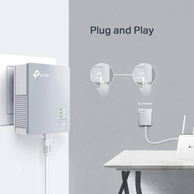 TP-Link TL-PA4010 Powerline Adapter Set Netzwerk KIT 600Mbit/s [B-WARE]