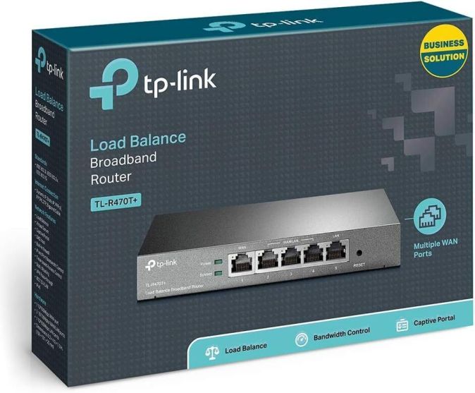 TP-Link TL-R470T+ Breitbandrouter Single-Band Router  [B-WARE]