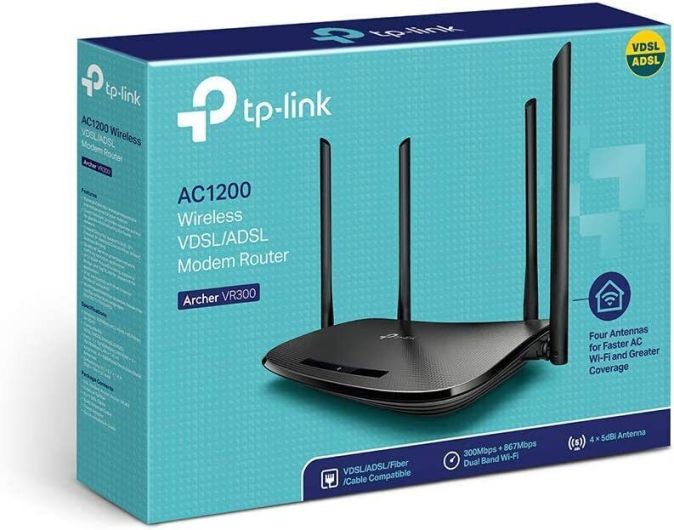 TP-Link VR300 Dualband WLAN Router 4-Port WiFi  [B-WARE]