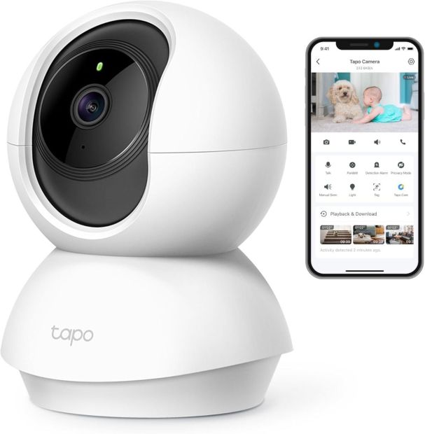 TP-Link Wifi Tapo C200 360° WLAN Überwachungskamera Nachtsicht FHD 1080P [REFURBISHED]