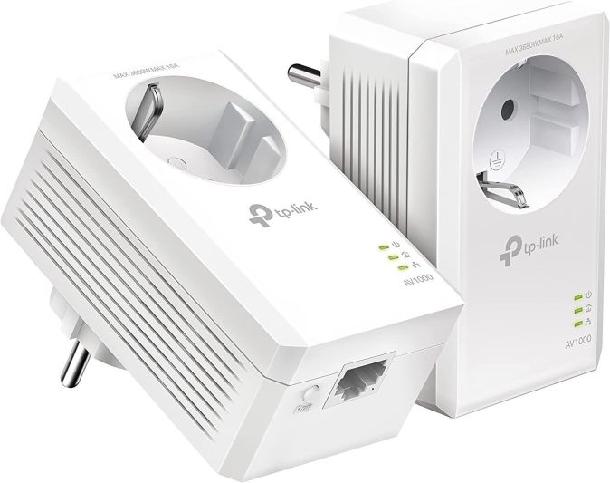 TP-LINK TL-PA7017P LAN Powerline Adapter Set Network Kit Gigabit LAN 1000Mbit/s [2ER) TP-LINK TL-PA7017P LAN Powerline Adapter Set Network Kit Gigabit LAN 1000Mbit/s [2ER)