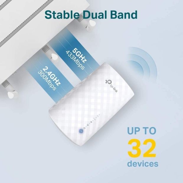 TP-Link RE190 WLAN Repeater Dualband Wifi Verstärker [B-WARE]