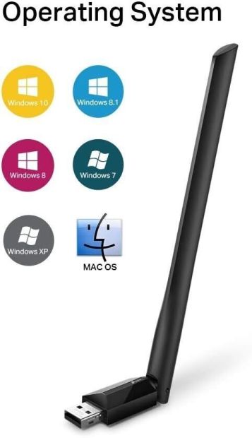 TP-LINK T2UPLUS USB WLAN Antenne Gain-Dualband 600Mbps [B-WARE]