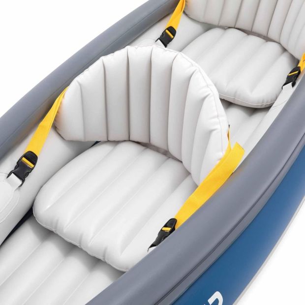 Intex Wyoming C2 Aufblasbares Kajak 307x89x53cm Schlauchboot 2-Sitzer
