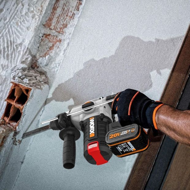 WORX WX380.1 Akku-Bohrhammer 4in1 Bohrschrauber Stemmhammer 