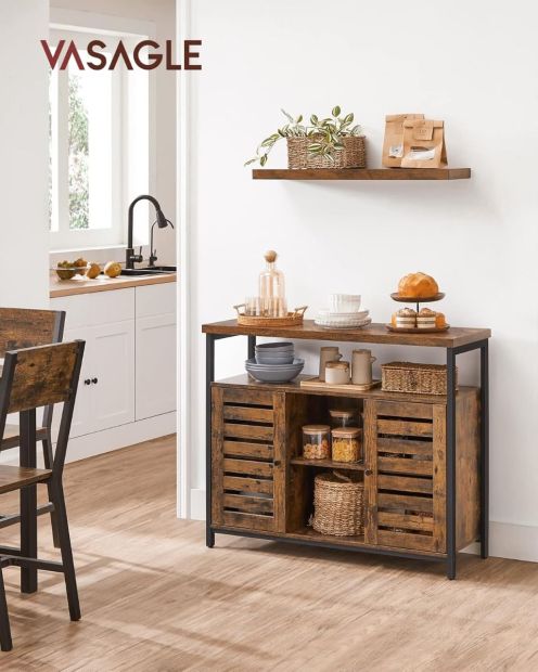 Vasagle Sideboard Kommode Küchenschrank Standschrank 