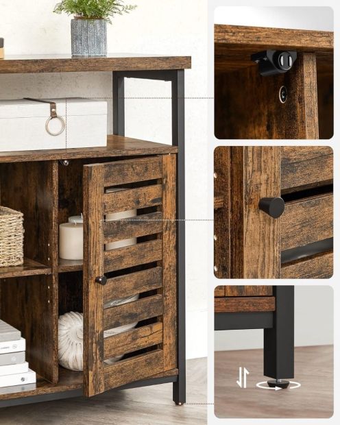 Vasagle Sideboard Kommode Küchenschrank Standschrank 