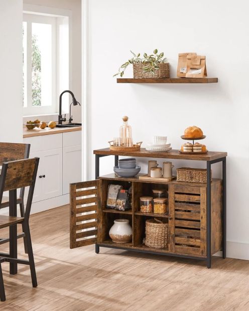 Vasagle Sideboard Kommode Küchenschrank Standschrank 