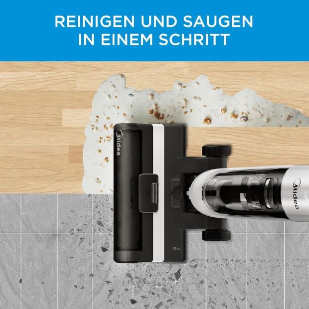 Midea X6 Kabelloser Nass Trocken Staubsauger 2in1 Selbstreinigung