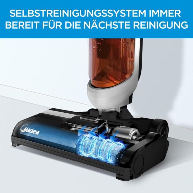Midea X6 Kabelloser Nass Trocken Staubsauger 2in1 Selbstreinigung