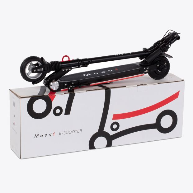 Moovi Elektroroller E-Scooter bis zu 20 km/h faltbar Tretroller [Generalüberholt]
