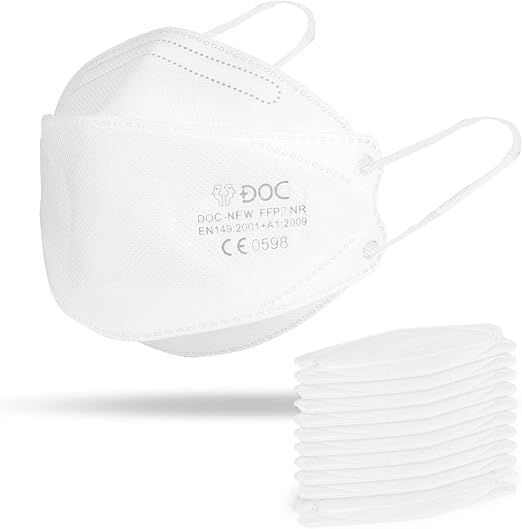 DOC-NFW FFP2-Maske Mundschutz Atemschutz Einzeln verpackt [600ER PACK]