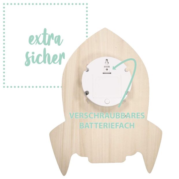 Reer Nachtlicht LED Kinder Baby Wandlicht dimmbar mit Timer