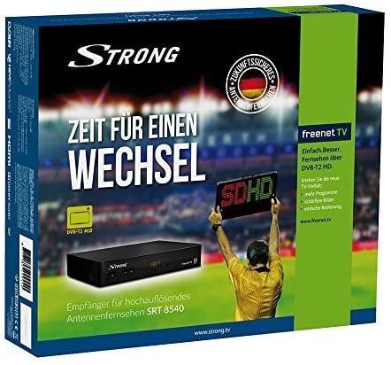 STRONG SRT 8540 Digitaler Terrestrischer HD Receiver Schwarz STRONG SRT 8540 Digitaler Terrestrischer HD Receiver Schwarz
