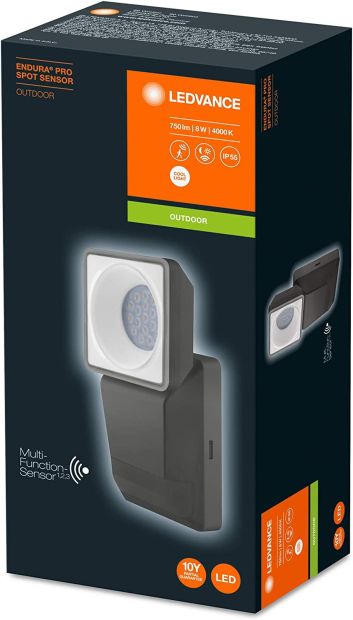 Ledvance LED Fluter Außenstrahler mit Bewegungssensor 8W Strahler