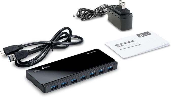 TP-Link UH700 7-Port USB 3.0 Verteiler Hub Highspeed 5 Gbit USB Adapter [B-WARE]