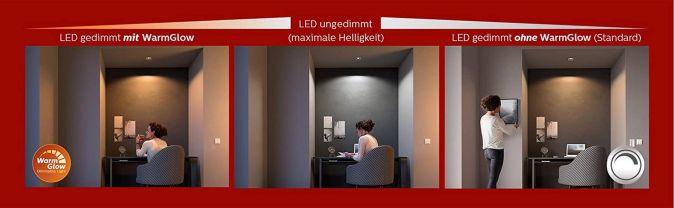 Philips myLiving LED Warmglow Deckenstrahler Einbaustrahler 4,5W 
