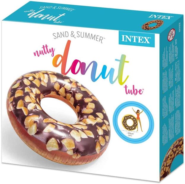 Intex Luftmatratze Schwimmreifen Chocolate Donut114 cm