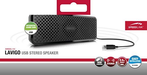 Speedlink (B-WARE) Lavigo USB Stereo Speaker schwarz